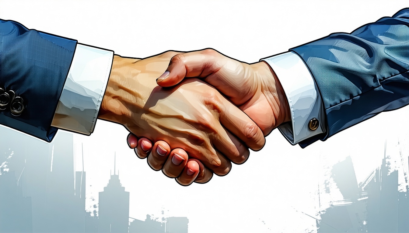 Partner con BIMI che si stringono la mano-3
